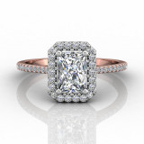 Martin Flyer Two Tone 18k Gold FlyerFit Engagement Ring photo