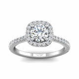 Martin Flyer 14k White Gold FlyerFit Engagement Ring photo2