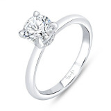 Uneek Timeless Round Diamond Engagement - R1000RB-100 photo