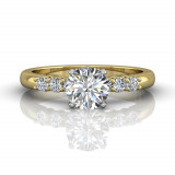 Martin Flyer Two Tone 14k Gold FlyerFit Engagement Ring photo