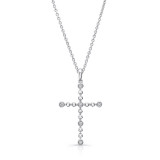 Uneek Cross Diamond Pendant - LVNWC827W photo