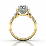 Martin Flyer Two Tone 14k Gold FlyerFit Engagement Ring photo3