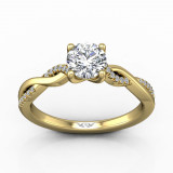 Martin Flyer 18k Yellow Gold FlyerFit Engagement Ring photo2