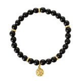Freida Rothman Matte Bead Stretch Bracelet - YSZ070084B-BK photo