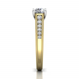Martin Flyer Two Tone 14k Gold FlyerFit Engagement Ring photo4