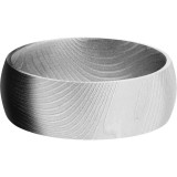 Lashbrook White Damascus Steel 8mm Men's Wedding Band - D8DFLATTWIST+BEAD photo3