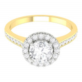 Martin Flyer Two Tone 14k Gold FlyerFit Engagement Ring photo