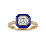 Doves Mykonos 18k Yellow Gold Diamond Ring - R9465LP photo