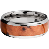 Lashbrook Titanium Hardwood 8mm Men's Wedding Band - HW8D15_THUYABURL+POLISH photo3