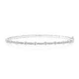 Uneek Santa Monica Stackable Diamond Bangle - LVBAWA821W photo