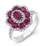 Uneek Emerald Diamond Fashion Ring - LVRMT0283R photo