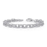 Uneek Classic Diamond Pave Link Bracelet - LBR132 photo