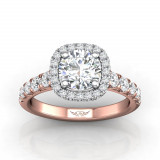 Martin Flyer Two Tone 14k Gold FlyerFit Engagement Ring photo2