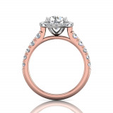 Martin Flyer Two Tone 14k Gold FlyerFit Engagement Ring photo3