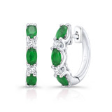 Uneek Emerald Diamond Earrings - ER10004EMU photo