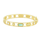 Freida Rothman Amazonian Allure Multi Stone Hinge Bangle - AAYZMB06-H photo