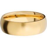 Lashbrook 14k Yellow Gold 7mm Men's Wedding Band - 14KY7D-P+SATIN photo3