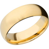 Lashbrook 14k Yellow Gold 7mm Men's Wedding Band - 14KY7D-P+SATIN photo