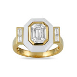 Doves Mykonos 18k Yellow Gold Diamond Ring - R9418WA-2 photo