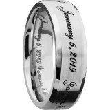 Lashbrook Cobalt Chrome 7mm Men's Wedding Band - CC7B_LCVFONTS+SATIN_POLISH photo2