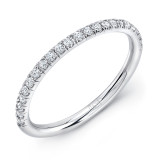 Uneek Silhouette Pave Diamond Wedding Band - WB229 photo