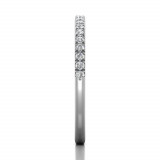 Martin Flyer 18k White Gold FlyerFit Wedding Band photo4