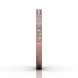 Martin Flyer 14k Rose Gold FlyerFit Wedding Band photo4